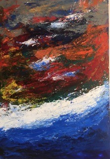 "Waves of Sea Glass" by Liz Kerr