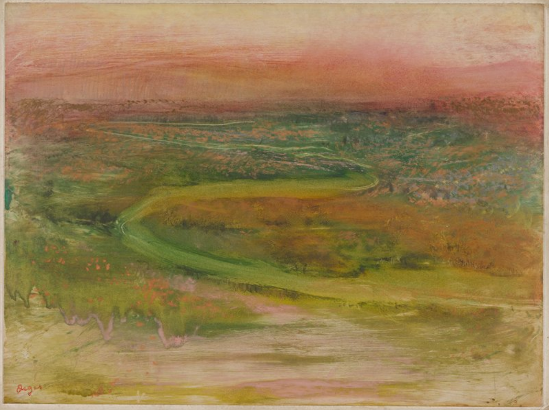 Winding River by Edgar Degas