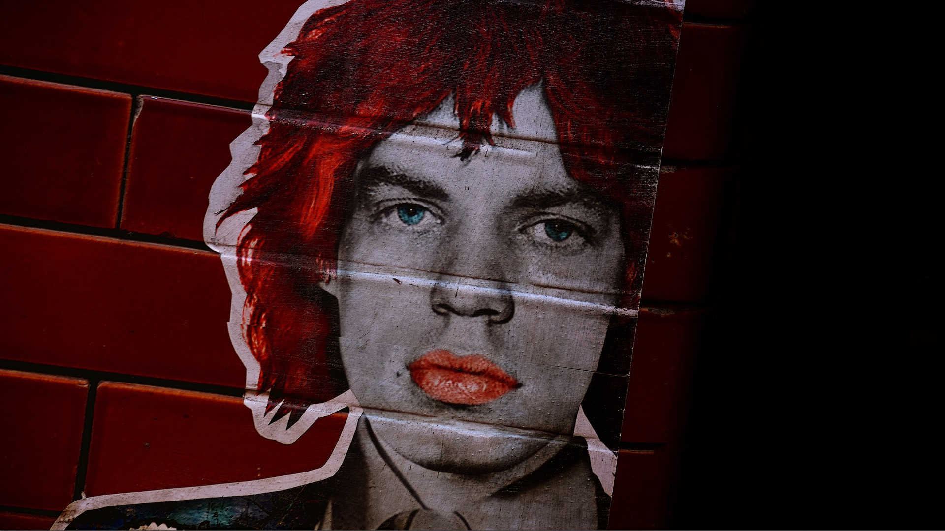 Mick Jagger graffiti 