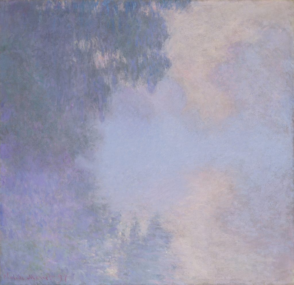 "Branch of the Seine near Giverny (Mist)" by Claude Monet (1897) from the Art Institute of Chicago
