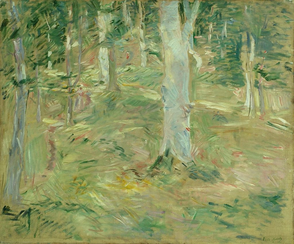"Forêt de Compiègne" by Berthe Morisot (1885) from the Art Institute of Chicago