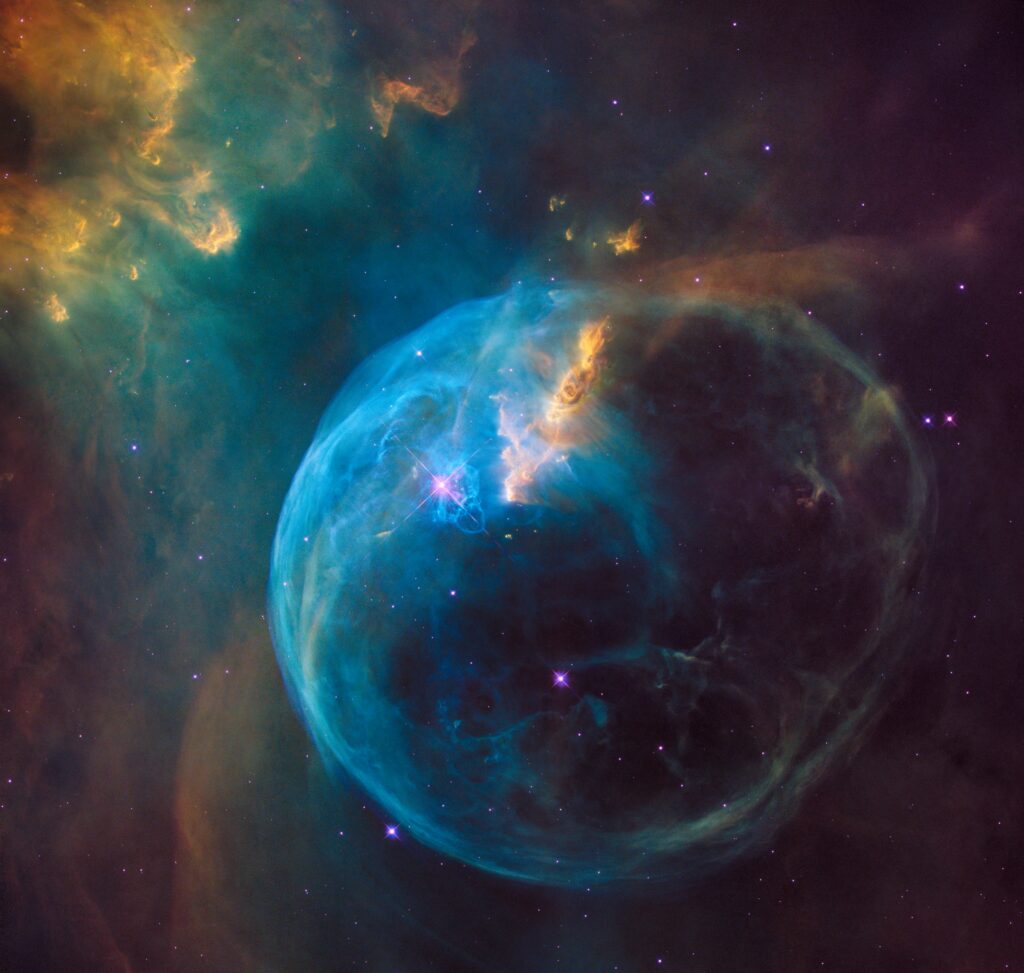 Photo of a nebula